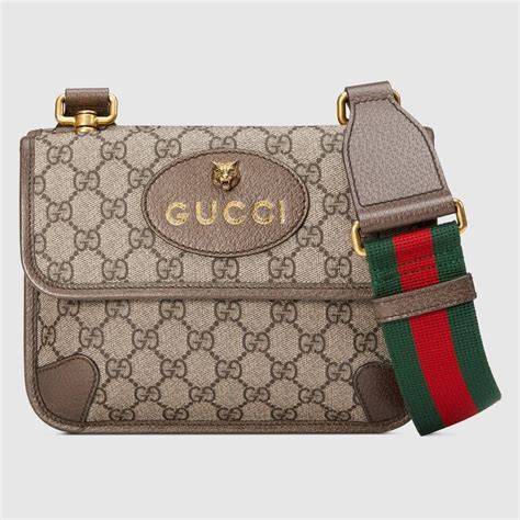 gucci supreme mini bree messenger bag|gucci neo vintage messenger bag.